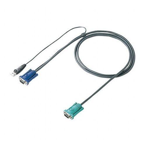5個セット サンワサプライ パソコン自動切替器用ケーブル 1.8m SW-KLU180NX5 代引不可