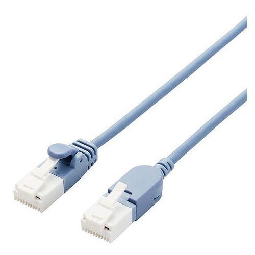 5個セット エレコム スイングコネクタLANケーブル Cat6A準拠 LD-GPATSW/BU100X5 代引不可