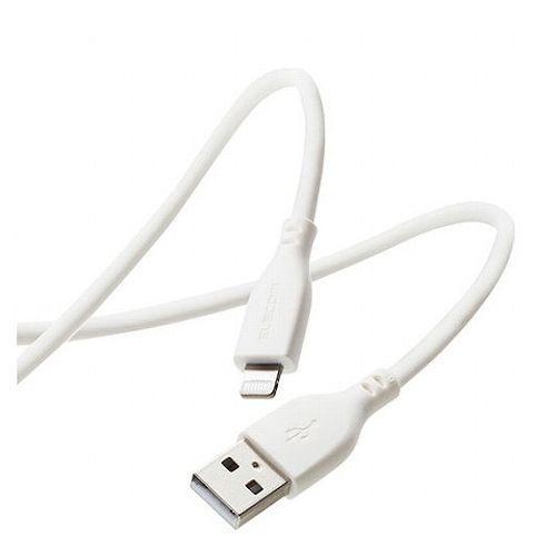 5個セット エレコム なめらかLightningケーブル MPA-UALSS10WHX5 代引不可