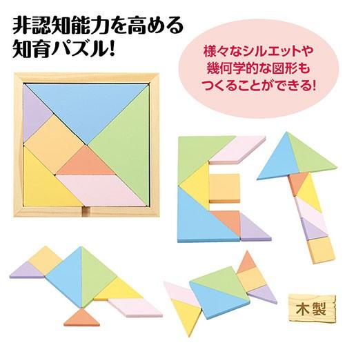 10個セット ARTEC 木製タングラムパズル 非認知能力を高める知育パズル