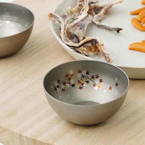 有本製作所 AR-PLOMB アプロム チタン製おちょこ 裕-Yuu- 秋 紅葉 お