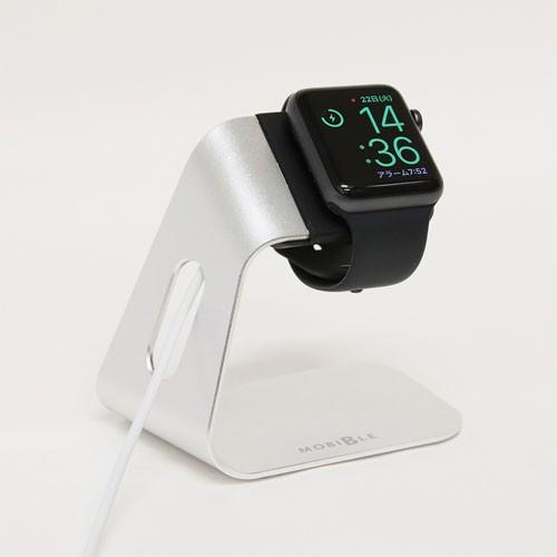 ミヨシ Apple Watch用 アルミスタンド シルバー SST-14/SL スマートフォン・タブレット・携帯電話 iPhone｜recommendo｜02