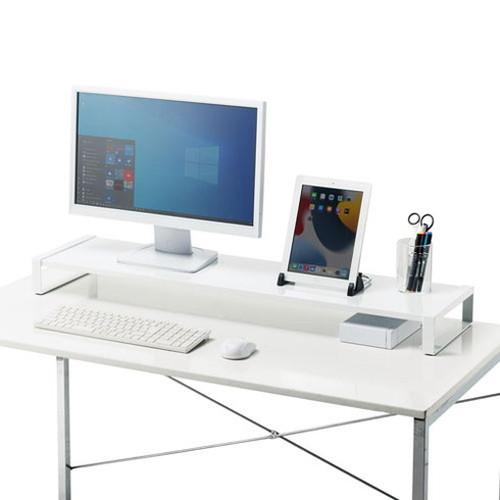 サンワサプライ スチール製机上ラック W1000 MR-LC209WN 代引不可_2
