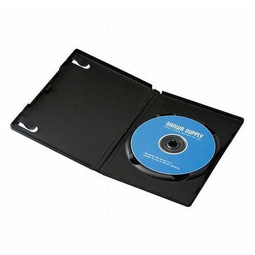 サンワサプライ DVDトールケース 1枚収納・10枚セット・ブラック DVD-TN1-10BKN 代引不可｜recommendo