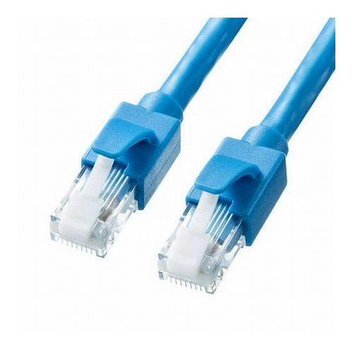 サンワサプライ カテゴリ6A LANケーブル KB-T6ATS-50BL 代引不可