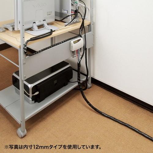 サンワサプライ ケーブルタイ スパイラル CA-SP4BKN2 代引不可｜recommendo｜03