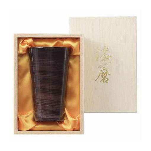 漆磨 ストレートタンブラー 紫影 約φ75×125mm 22606004 代引不可の画像