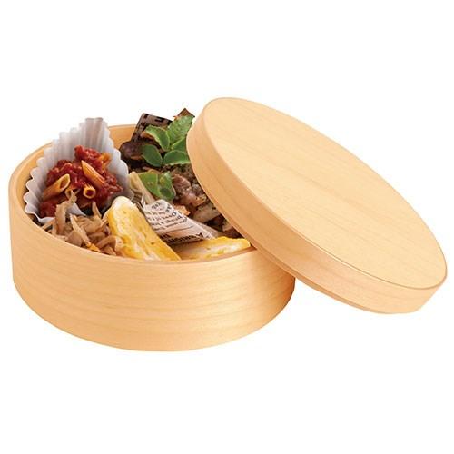 ヤマコー てまひま工房 弁当箱 電子レンジ対応 1段 わっぱ弁当 yamaco78938 代引不可の画像