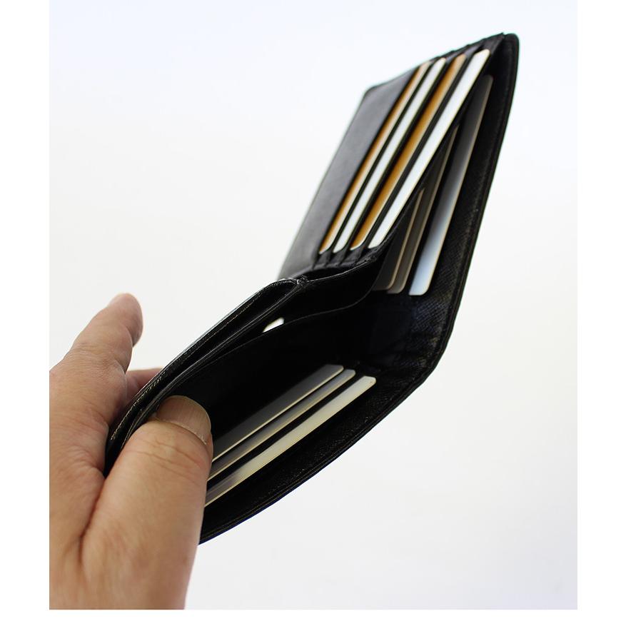 FRUH カーボン2つ折りウォレット GL27 日本製 カーボンシート 牛革