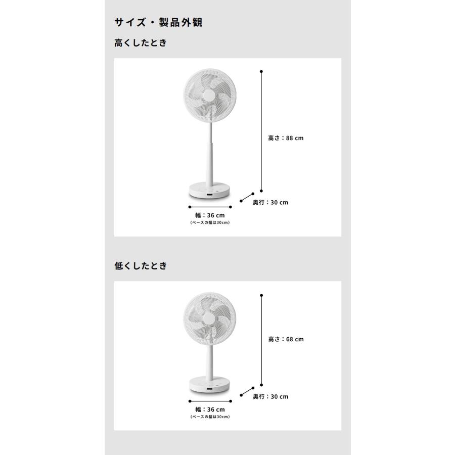 音声操作対応 シロカ サーキュレーター扇風機 SF-V251 DCモーター 30cm