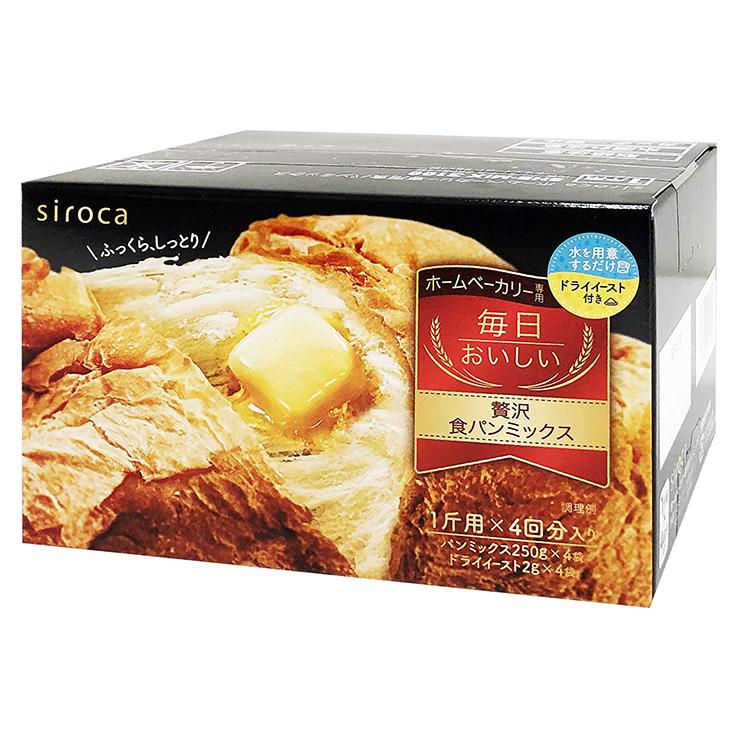 siroca シロカ 毎日おいしい贅沢食パンミックス 250g×4入 パンミックス