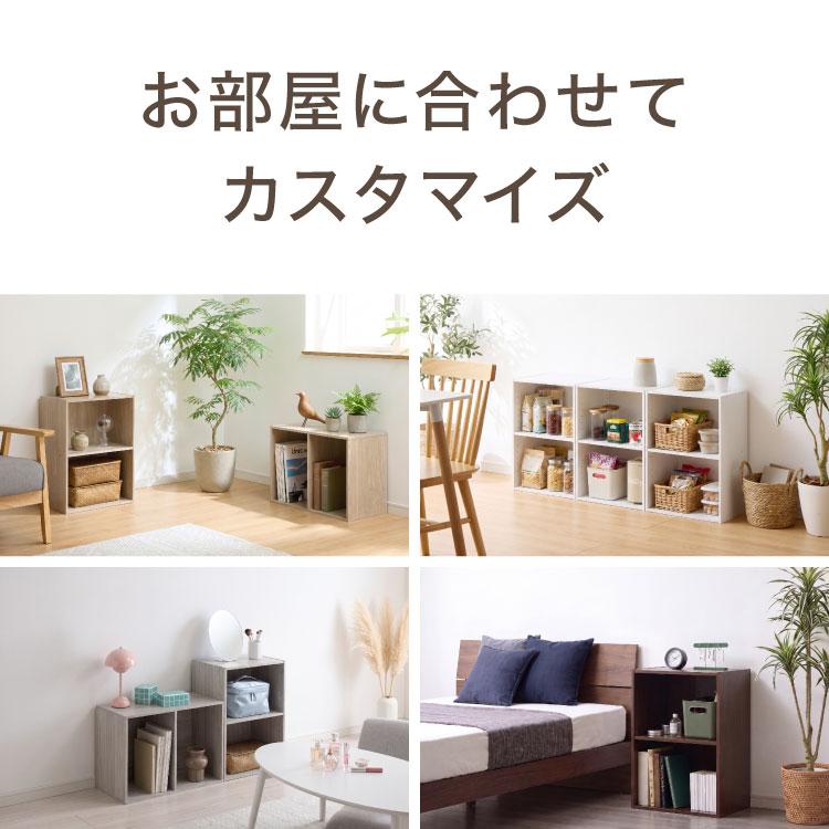 カラーボックス 2段 可動棚 2個セット A4 テレビ台 幅42 奥行29 高さ60