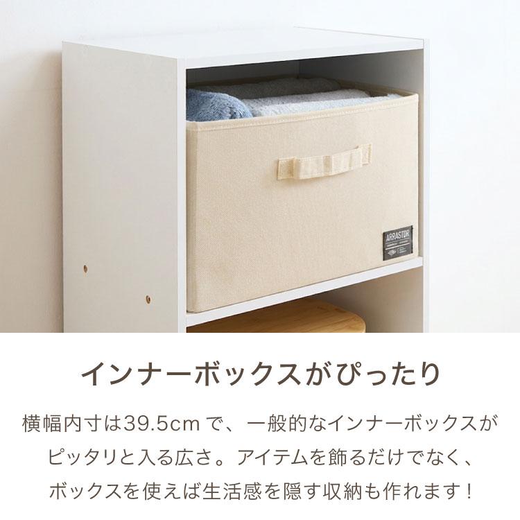 カラーボックス 2段 可動棚 2個セット A4 テレビ台 幅42 奥行29 高さ60