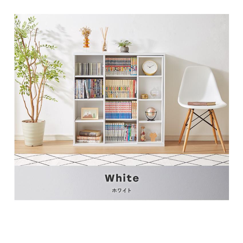 本棚 書棚 スライド式 幅90 シングル 奥深タイプ 奥行33 木製 コミック