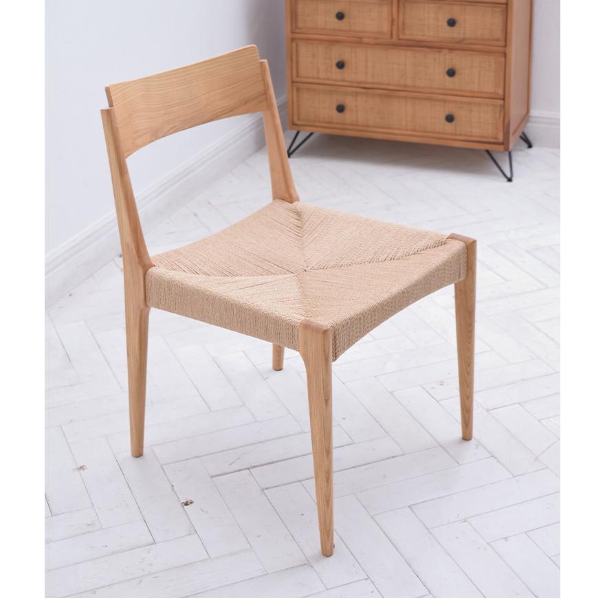 ペーパーコード ダイニングチェア 木製 木脚 ACE-73 東谷 スツール