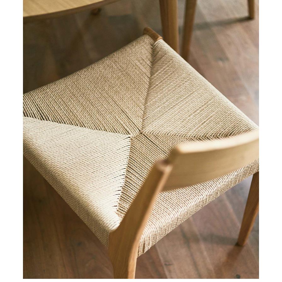 ペーパーコード ダイニングチェア 木製 木脚 ACE-73 東谷 スツール