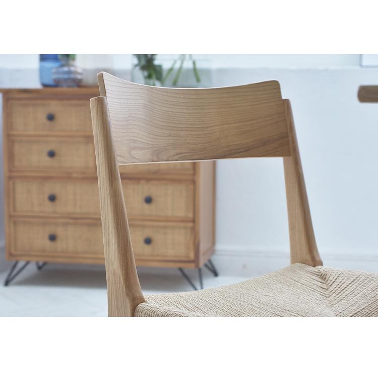 ペーパーコード ダイニングチェア 木製 木脚 ACE-73 東谷 スツール