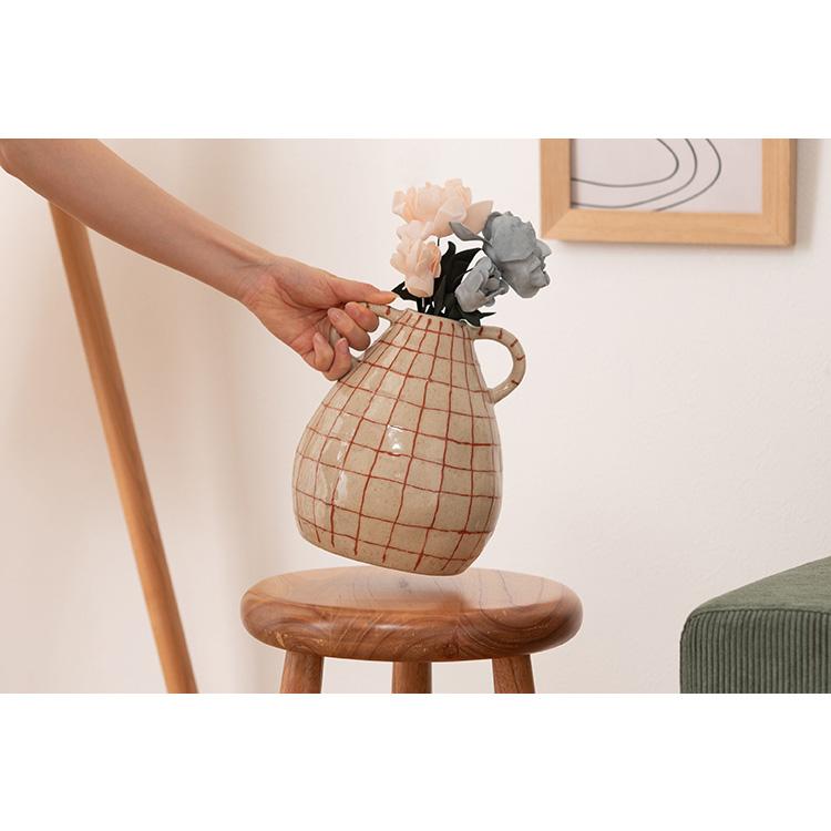 清山焼　花器　フラワーベース　花瓶　ミッドセンチュリー　モダン　フラワースタンド フラワーベース CLY-75 東谷 花瓶 花びん かびん フラワースタンド