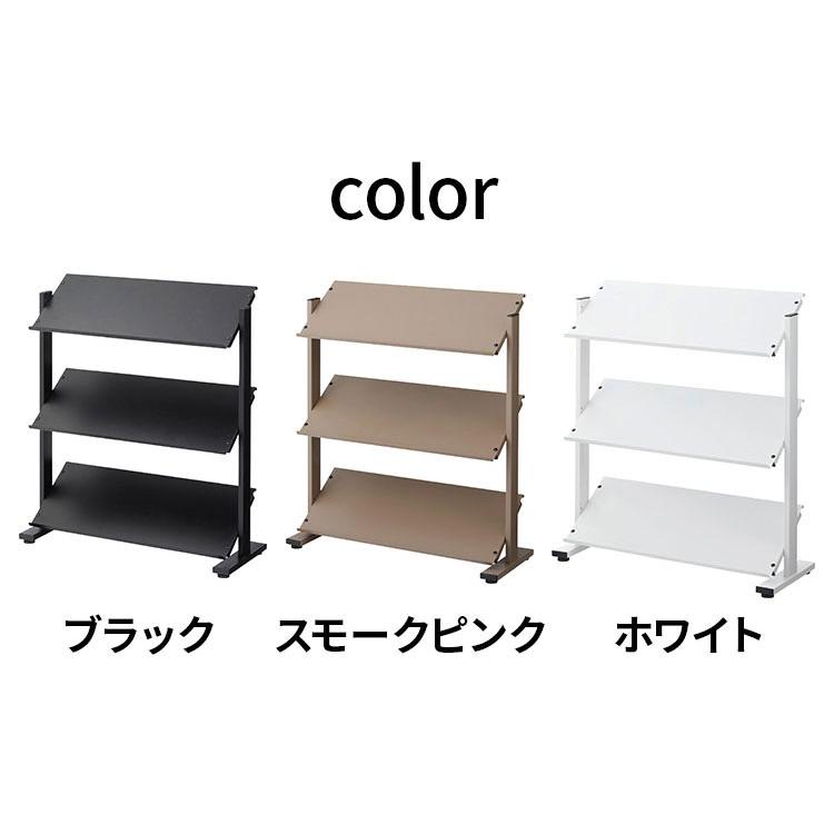 ファミーユ　三段ラック　ホワイト 収納2つセット 2WAY 3段 ラック 幅80.5cm シェルフ 棚 収納棚 オープンラック 本棚