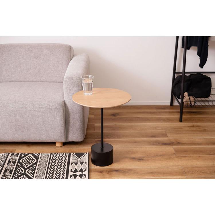 サイドテーブル ラウンド 丸型 幅40cm 高さ50cm 花台 植木台 シングル