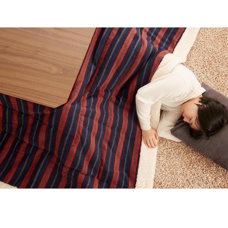 こたつテーブル 幅75×奥行75×高さ38cm 正方形 おしゃれ リビング