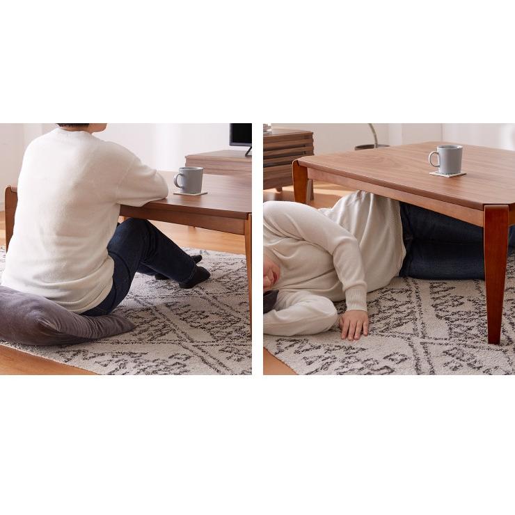 リコメン堂 こたつテーブル 幅105×奥行75×高さ38cm 長方形 おしゃれ