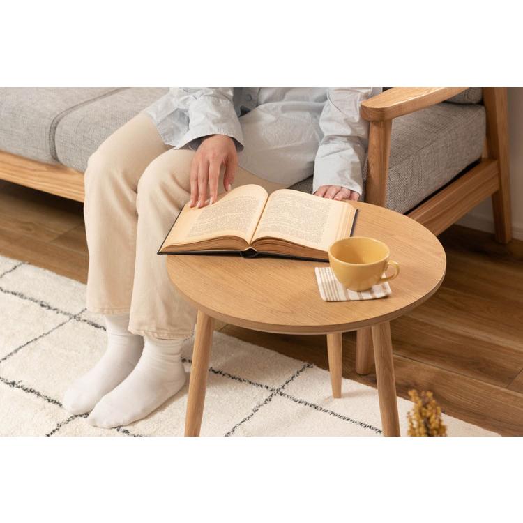 サイドテーブル 幅45cm 3本脚 円形 ラウンド ネストテーブル テーブル