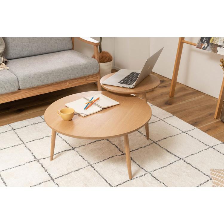 サイドテーブル 幅45cm 3本脚 円形 ラウンド ネストテーブル テーブル