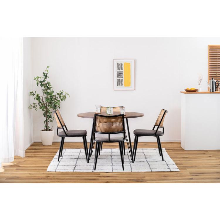 ダイニングテーブル 105×105 高さ72cm 幅105cm 奥行60cm スチール