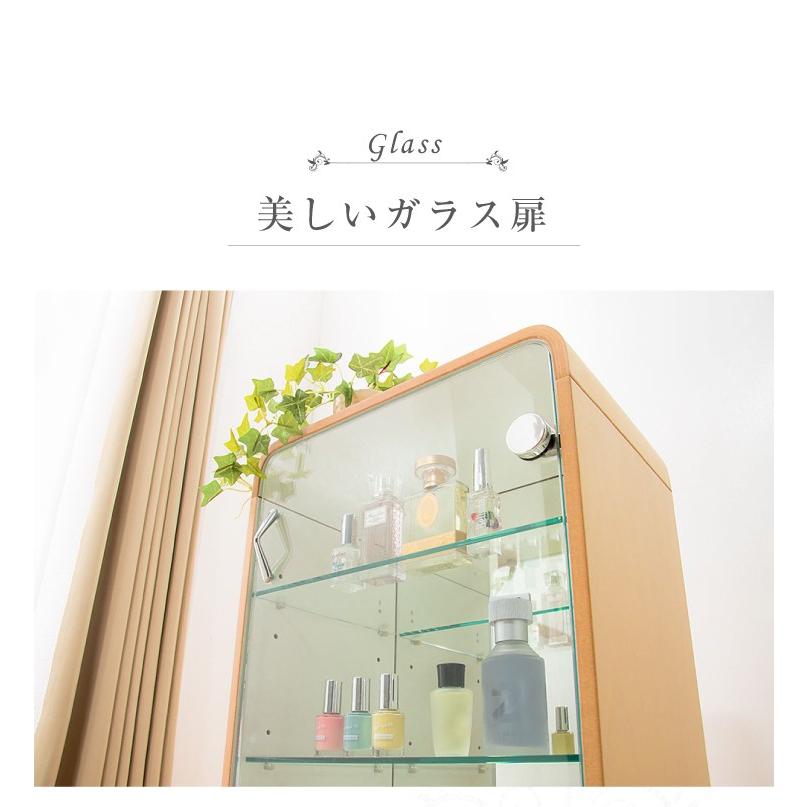 リコメン堂 コレクションケース 幅36cm 高さ60cm ガラスショーケース
