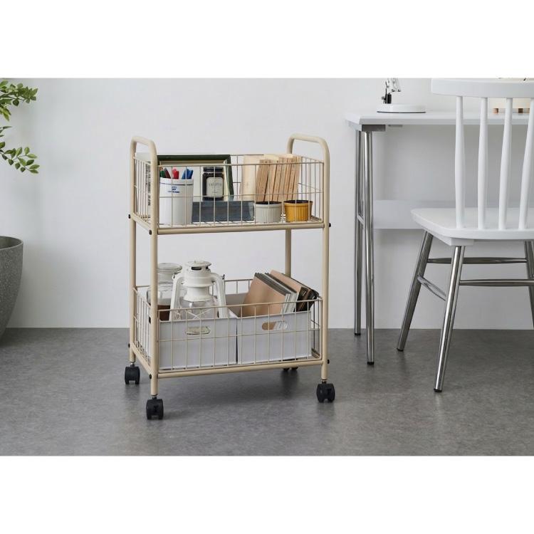 スチールワゴン 幅46cm 高さ65cm 収納ワゴン キッチンワゴン
