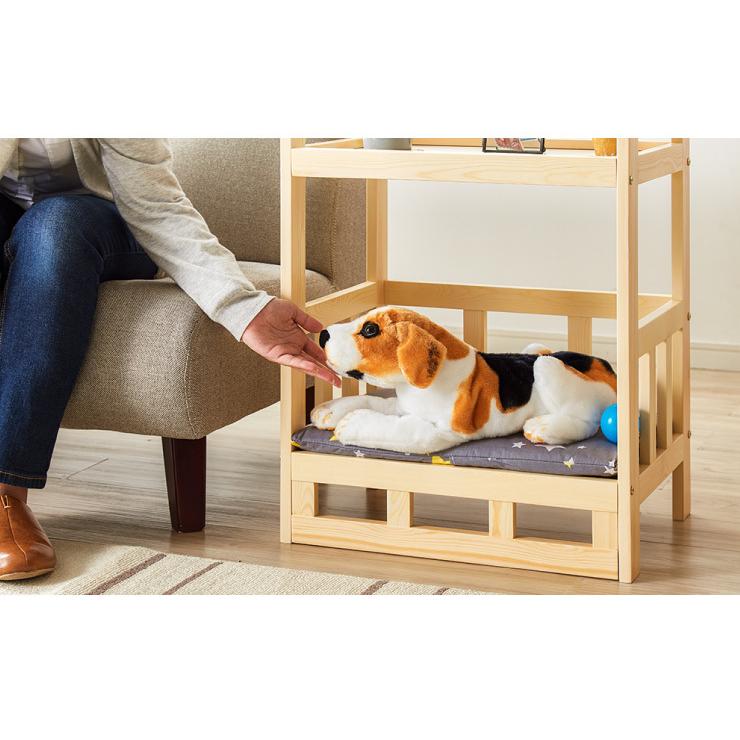 リコメン堂 ペットベッド サイドテーブル ナイトテーブル 木製 ベッド