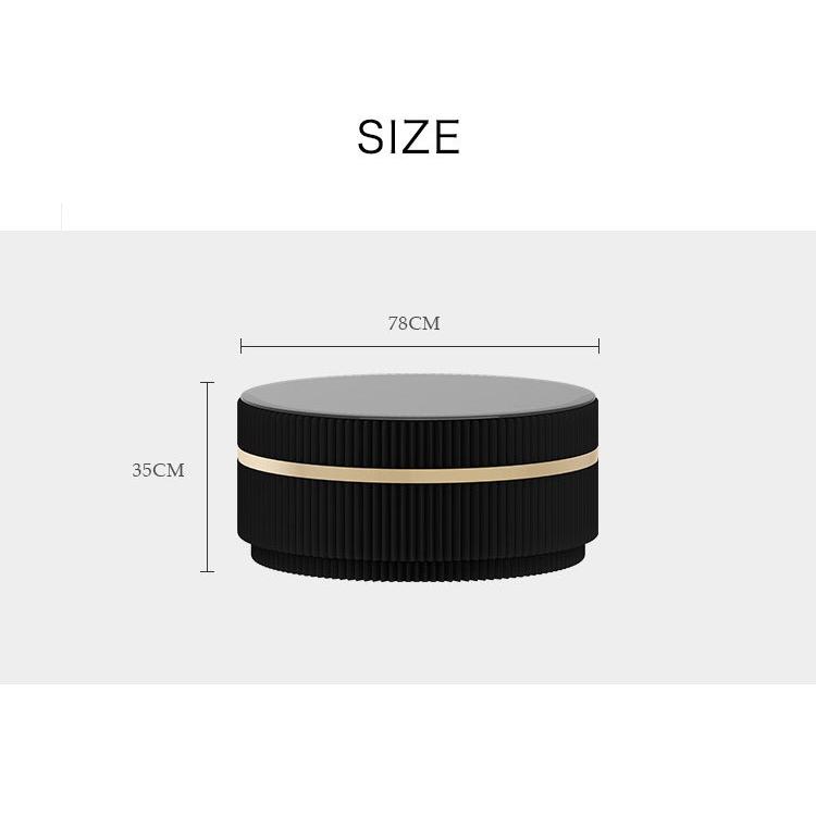 リコメン堂 ペーパーセンターテーブル 折りたたみ 幅78cm 高さ35cm 