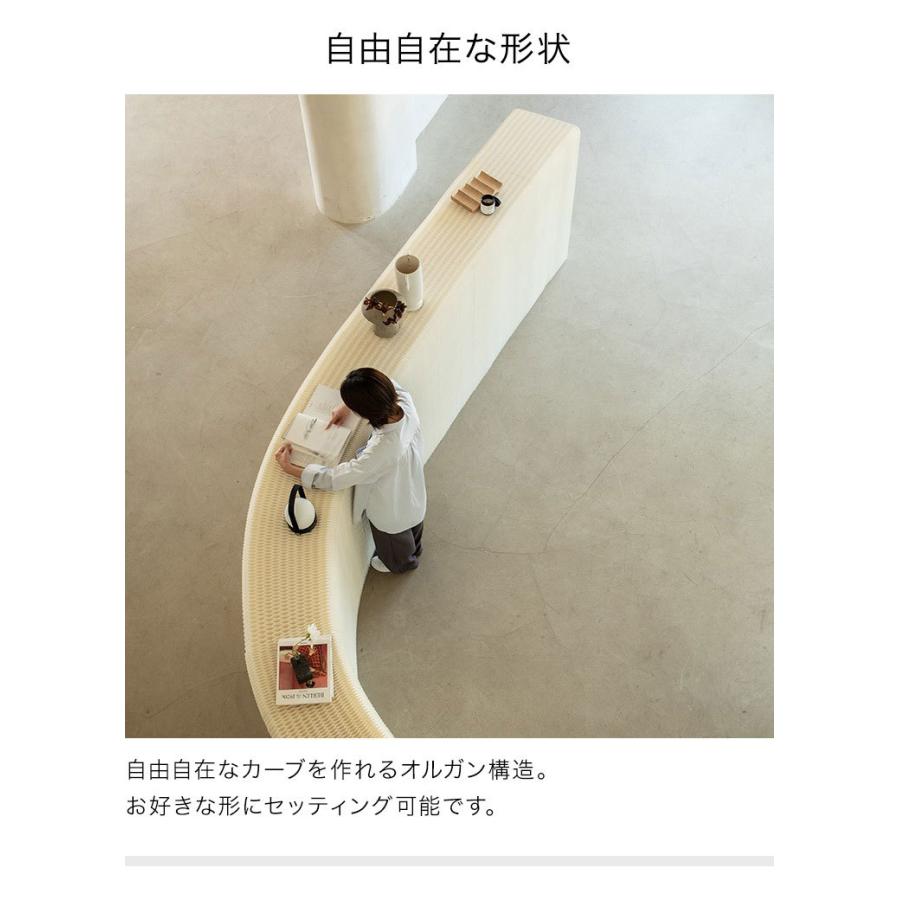 ペーパーシェルフ 折りたたみ H75×D42×W500cm 伸縮式 紙製 ハニカム構造 耐荷重50kg 撥水加工 クラフト紙 ナチュラル ブラック ホワイト レッド 代引不可