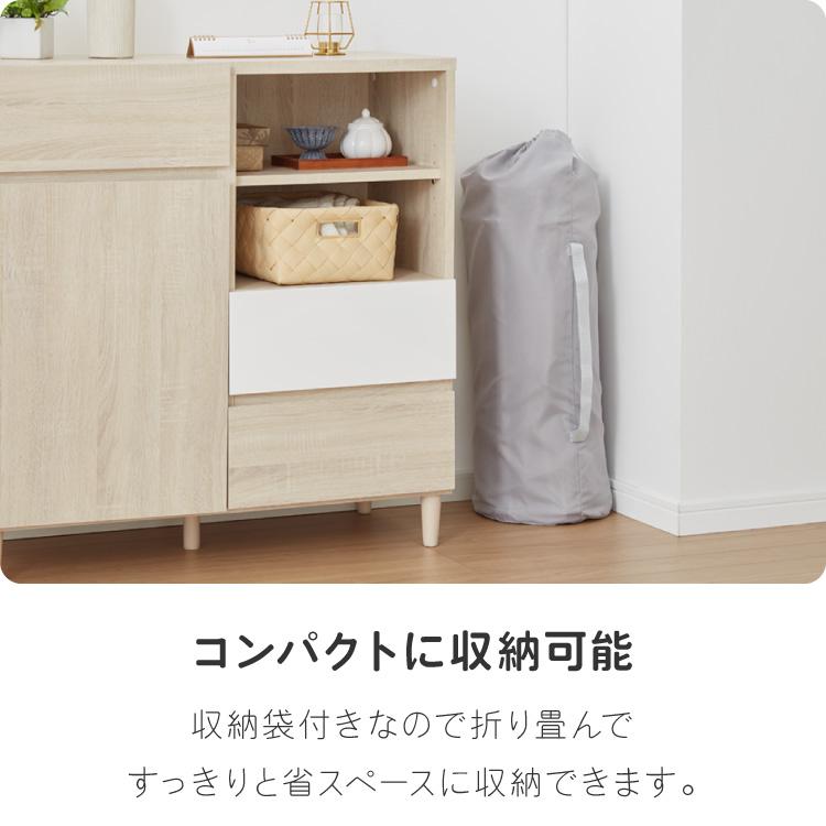 ベビーサークル 折りたたみ メッシュ ドア付き 123×106cm 洗濯可能 畳める グレー 扉付き シンプル かわいい 北欧 韓国 ベビーケージ ベビーゲージ｜recommendo｜07