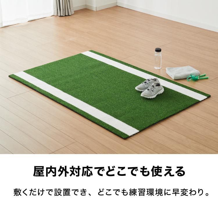 野球用バッターマット 100×150cm バッターボックス バッターマット