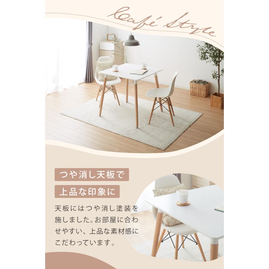 リコメン堂 カフェテーブル ホワイト グレー ブラック 幅60cm 高さ70cm