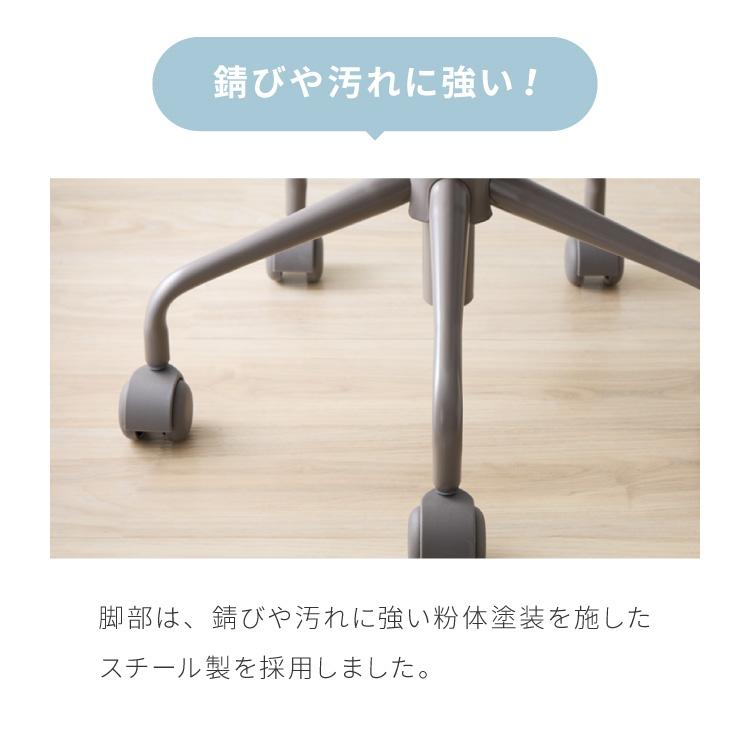 昇降式スツール キャスター付き シンプル コンパクト 北欧 クッション 