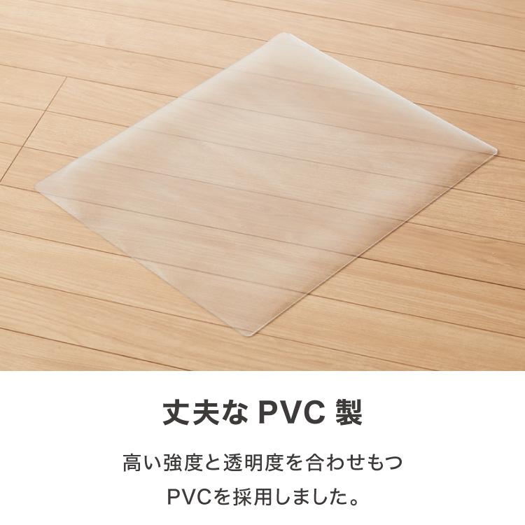 冷蔵庫マット PVC S 60×70cm 2mm厚 フリーカット 防カビ 抗菌 床保護 キズ防止 防汚 撥水 防水 床暖房対応 250L ...