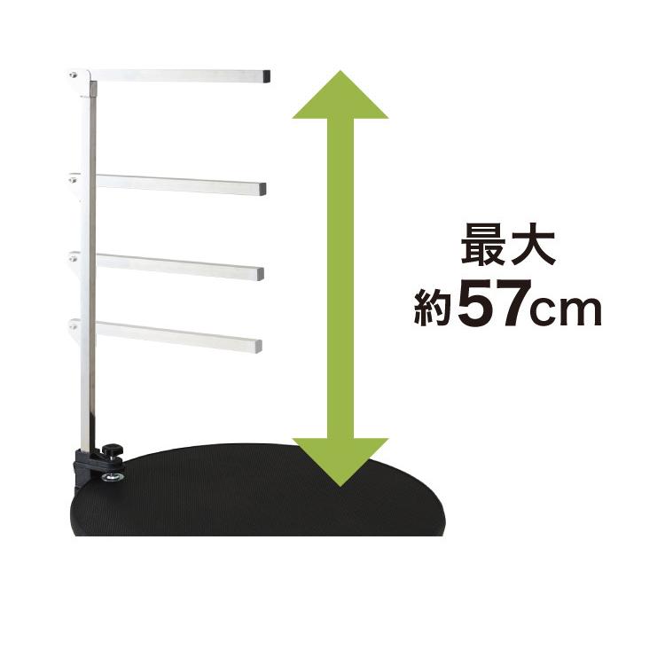 リコメン堂 昇降式 小型 トリミングテーブル ガス圧 テーブル 360度