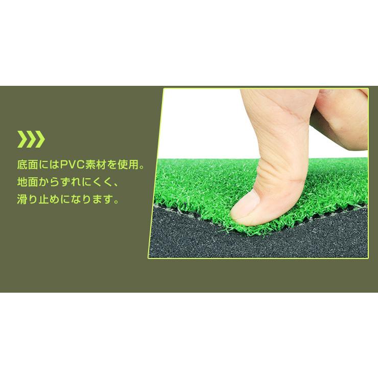 リコメン堂 パター練習マット 3m ホール7種 ボール止め付 人工芝