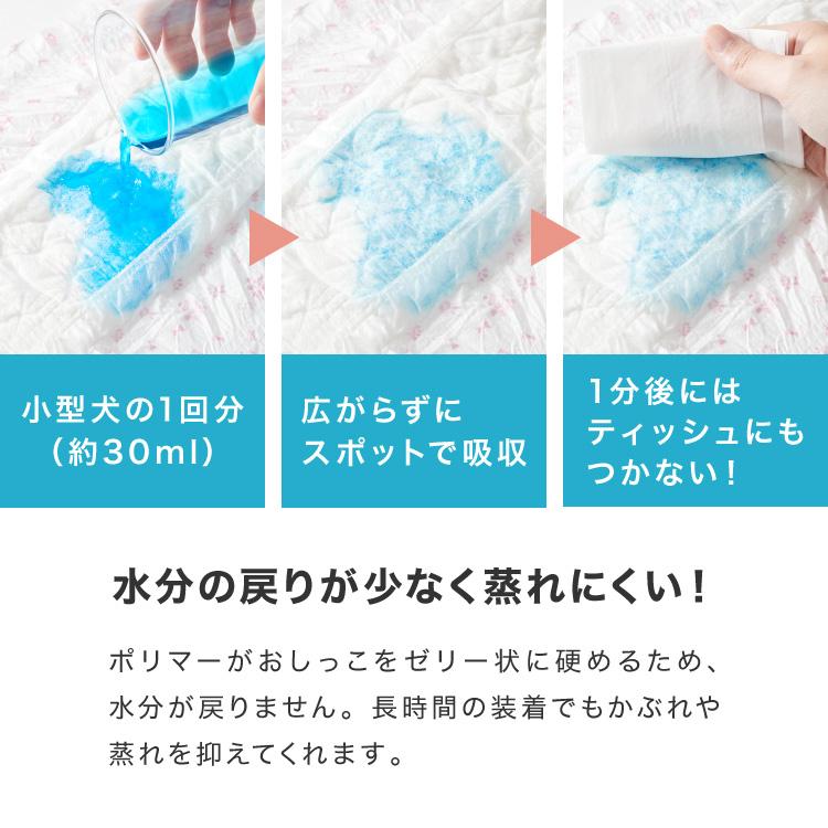 リコメン堂 犬 おむつ ペット 女の子 抗菌 消臭 XXS XS S M L XL 6