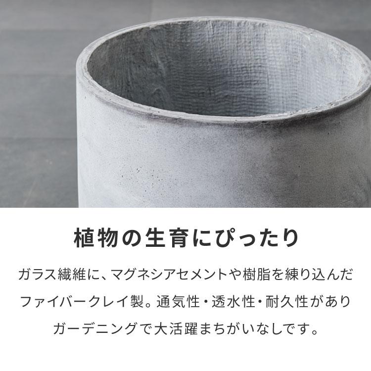 リコメン堂 プランター 大型 直径35cm 円形 コンクリート おしゃれ