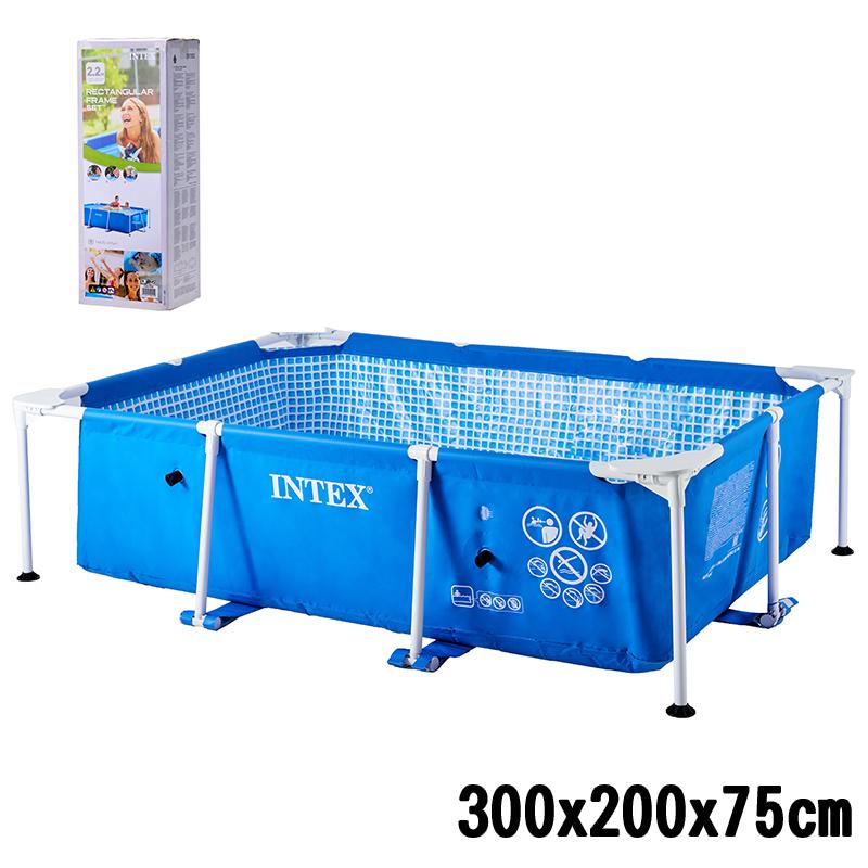 INTEX プール フレームプール 300×200×75cm レクタングラー INTEX プール フレームプール 300×200×75cm レクタングラー