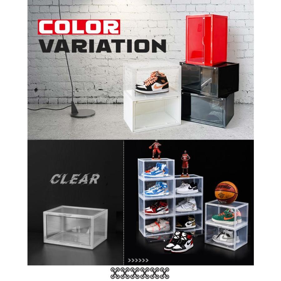 リコメン堂 シューズボックス クリア 6個セット スニーカー 透明