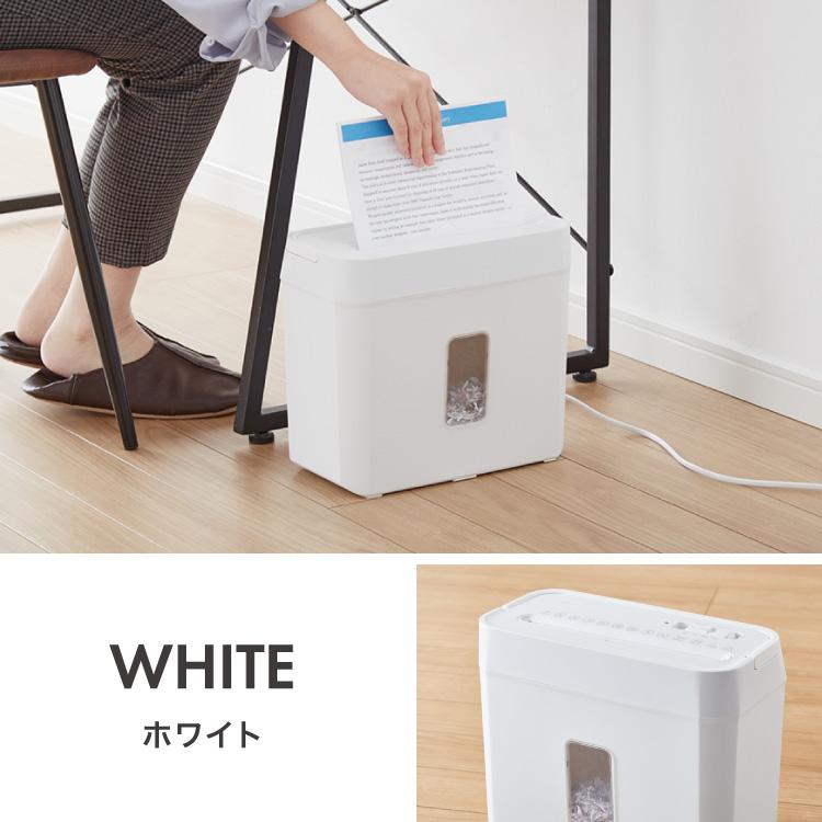 simplus シュレッダー マイクロカット 定格5枚 最大6枚同時細断 電動 小型 家用 オフィス 卓上 コンパクト 個人情報 ホチキス はがき 写真 5分連続使用 8L シンプラス SP-SRD02【送料無料】 simplus シュレッダー マイクロカット 定格5枚 最大6枚同時細断 電動