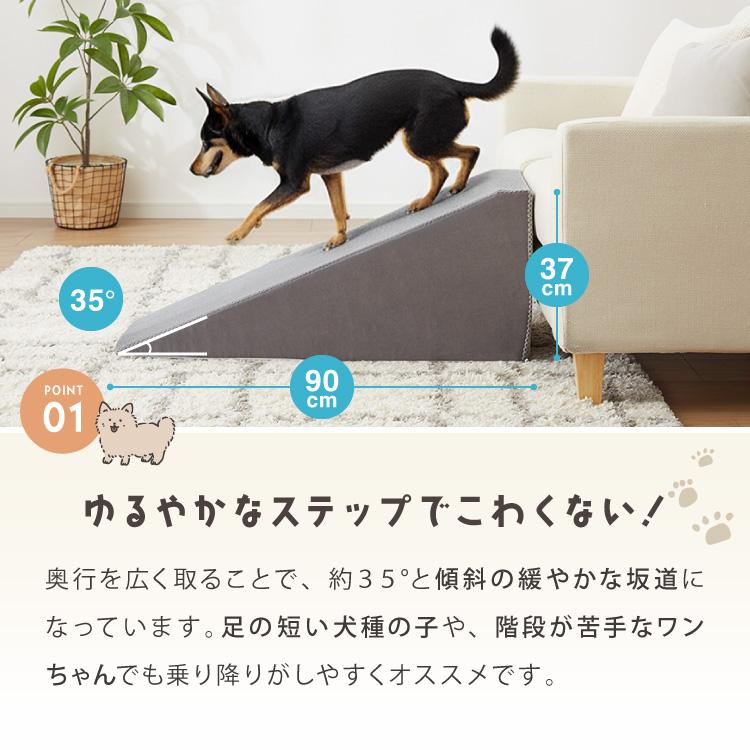 ドッグステップ スロープ 幅40cm ドッグスロープ ウレタン 撥水