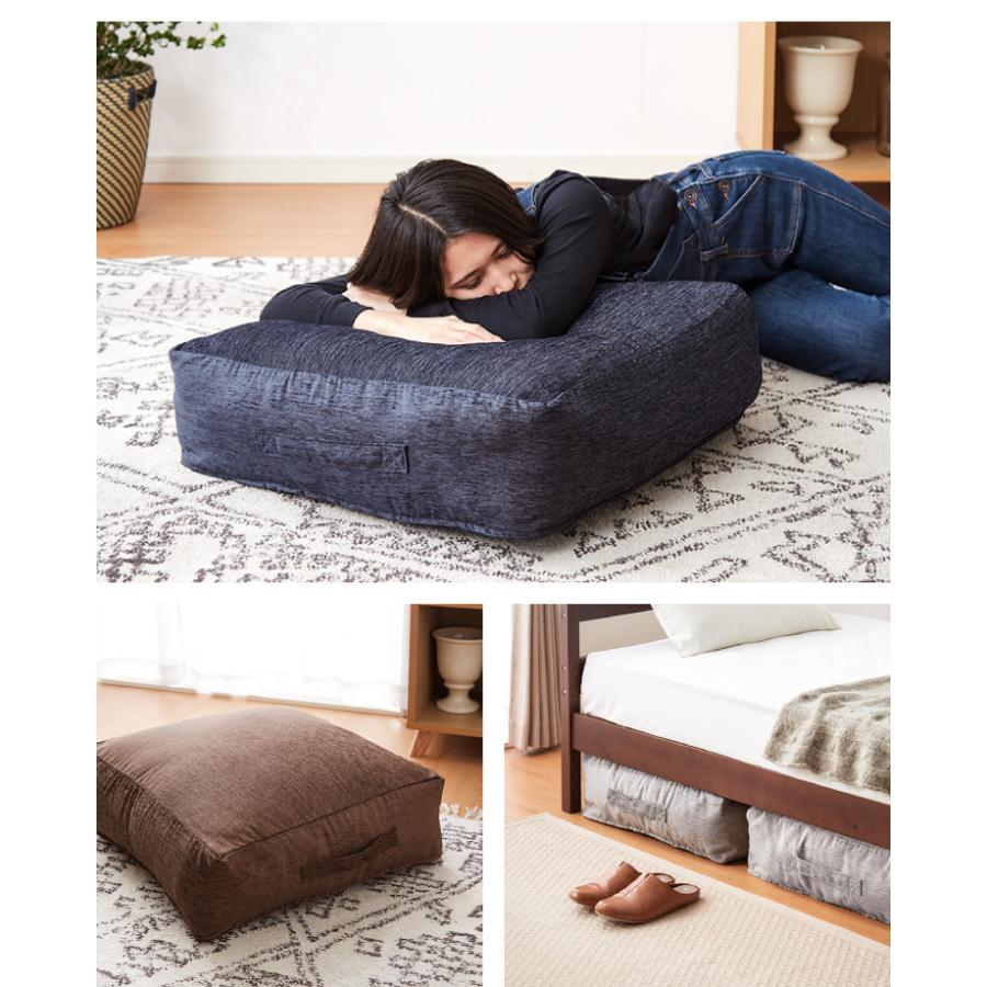 布団収納 クッション ソファ シェニール織 布団収納ケース 座布団 クッション 布団収納袋 ファブリック 敷布団 掛布団 ケース 代引不可 メール便 B8 Storage リコメン堂 通販 Yahoo ショッピング