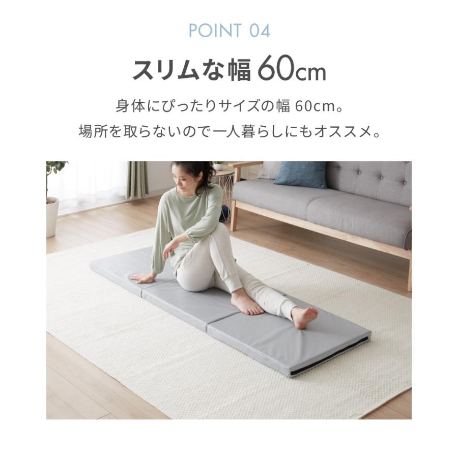 三つ折りできる！ストレッチマット　基礎ポーズイラスト付き　近畿圏送料無料！ 楽天市場】体操 マット プレイマット 折りたたみ ストレッチマット
