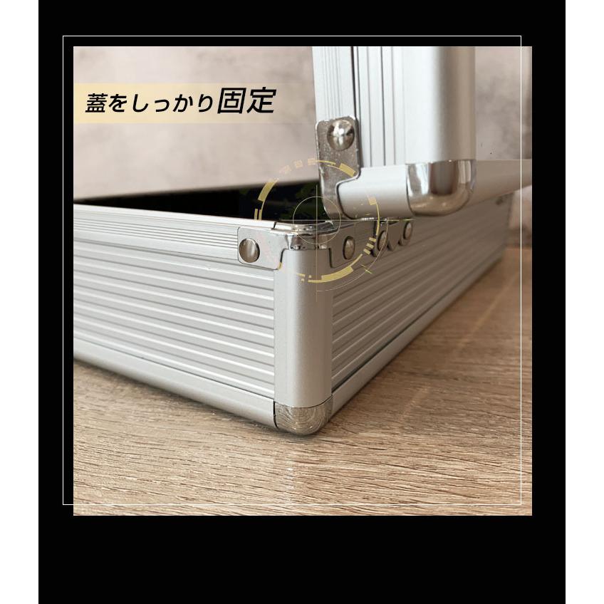リコメン堂 時計収納ケース 5本 アルミ おしゃれ シルバー 時計ケース
